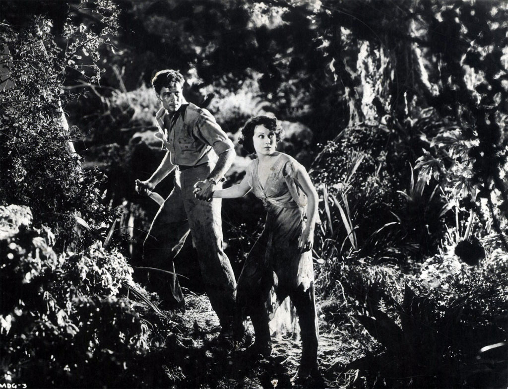 Joel McCrea, Fay Wray dans Les Chasses du comte Zaroff