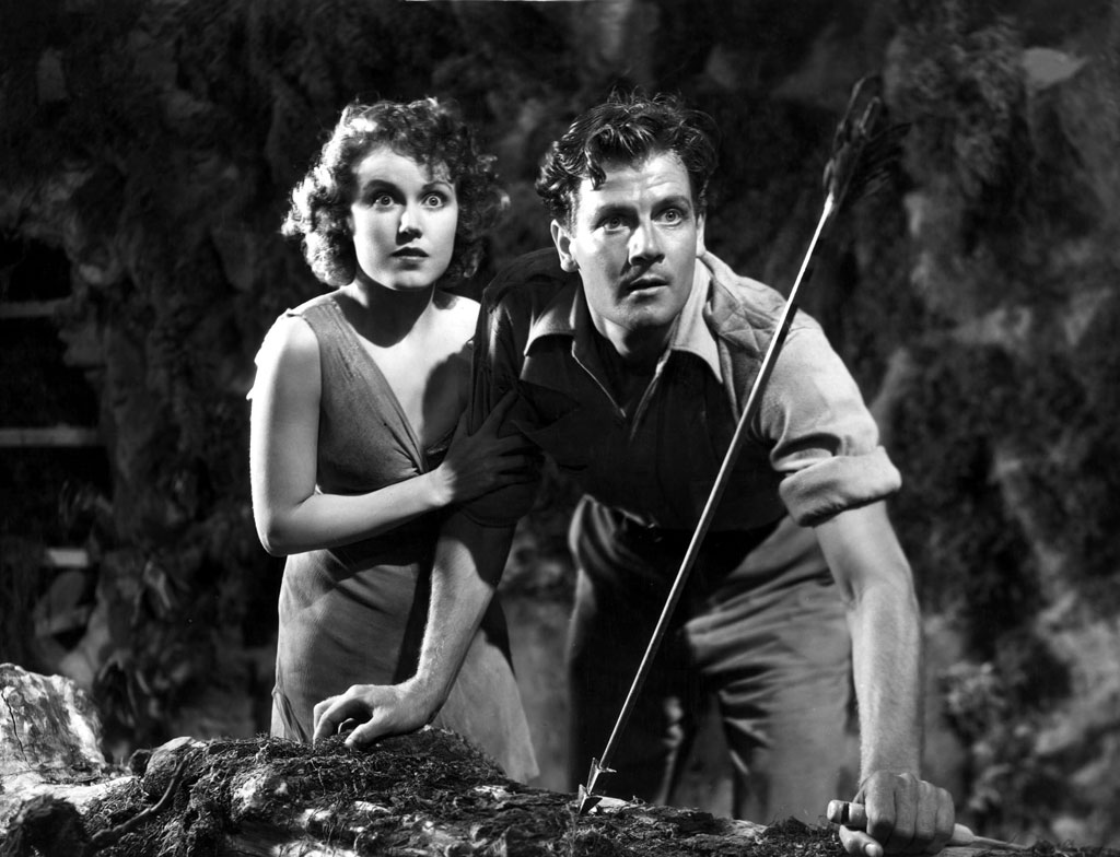 Joel McCrea, Fay Wray dans Les Chasses du comte Zaroff