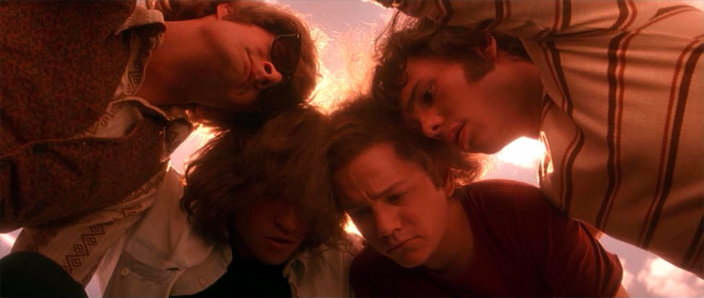 Val Kilmer, Kevin Dillon, Kyle MacLachlan, Frank Whaley  dans Les Doors