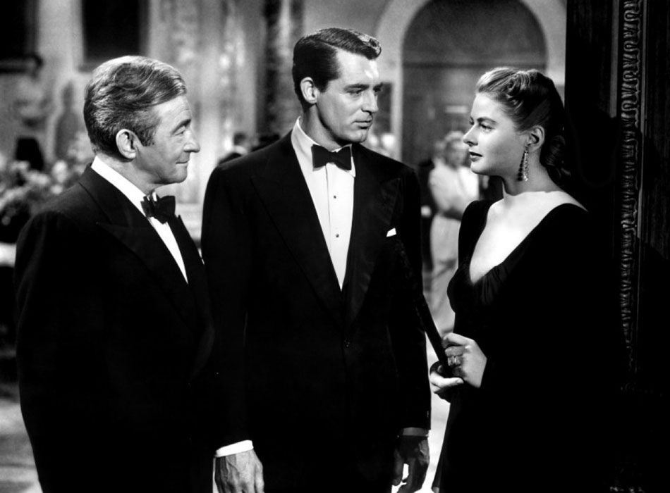 Cary Grant, Ingrid Bergman, Claude Rains dans Les Enchaînés