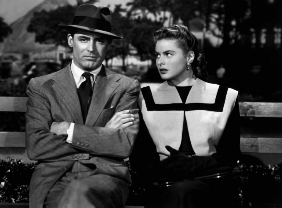 Cary Grant, Ingrid Bergman dans Les Enchaînés
