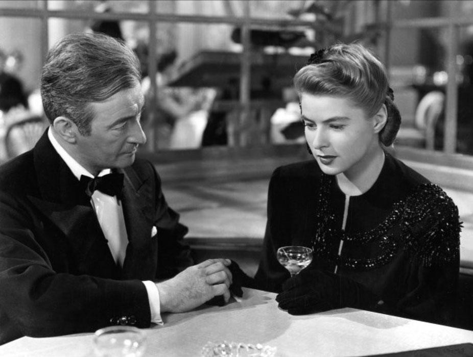 Claude Rains, Ingrid Bergman dans Les Enchaînés