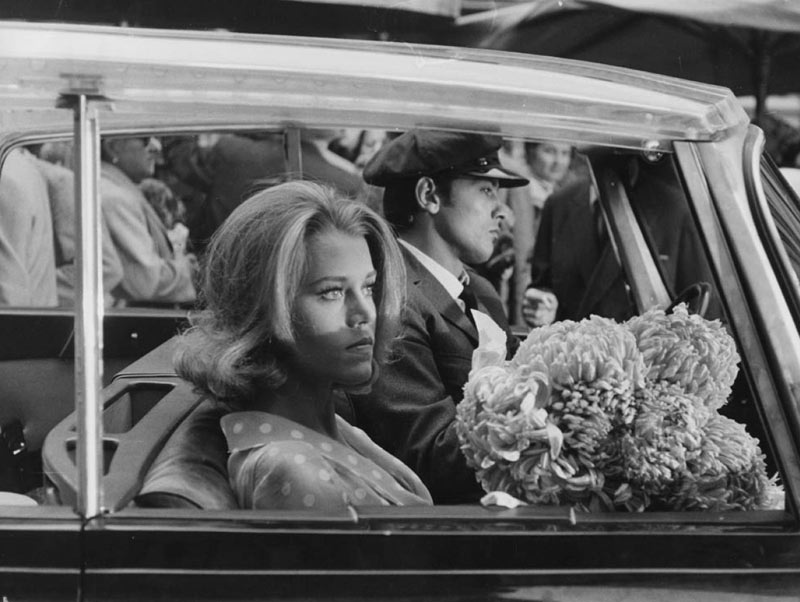 Jane Fonda, Alain Delon dans Les Félins