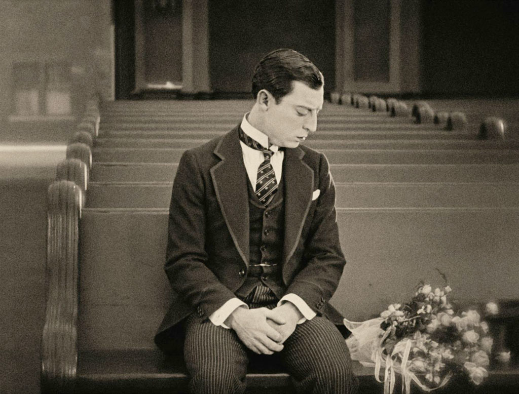 Buster Keaton dans Les Fiancés en folie