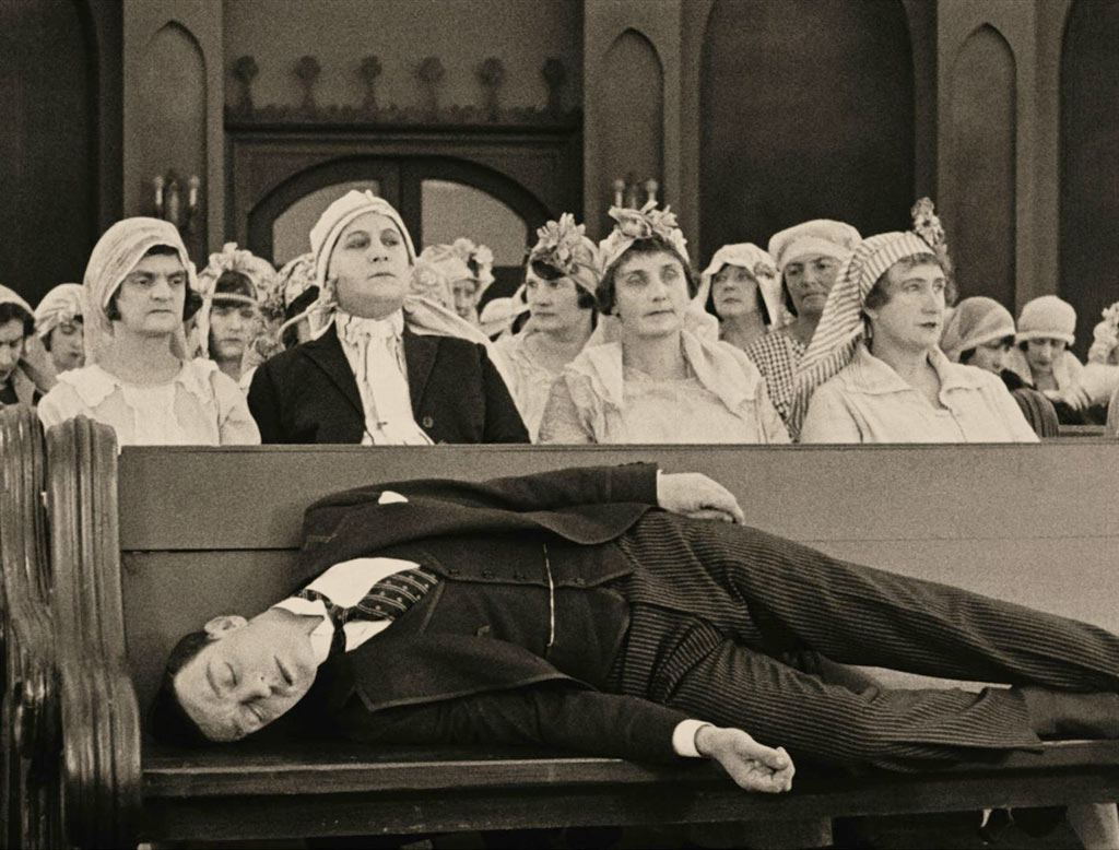 Buster Keaton dans Les Fiancés en folie