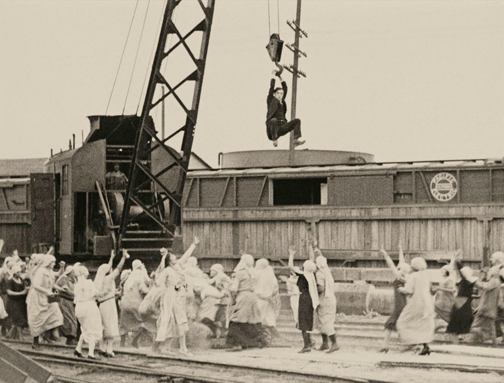 Buster Keaton dans Les Fiancés en folie