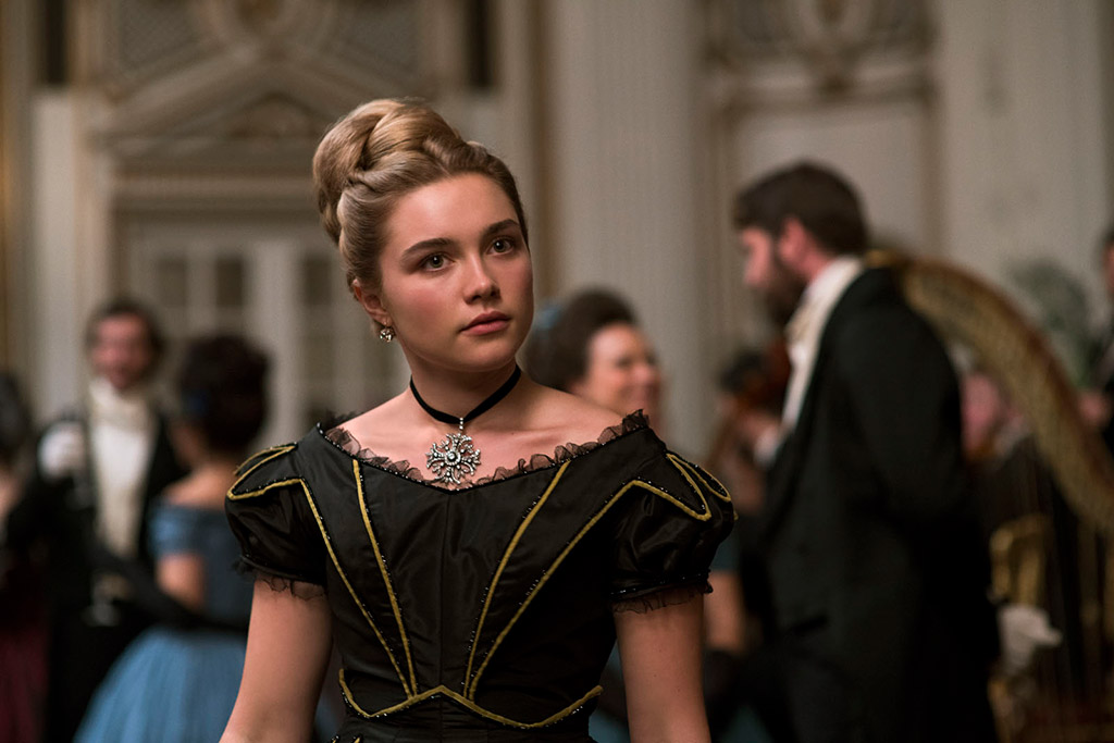 Florence Pugh dans Les Filles du Docteur March