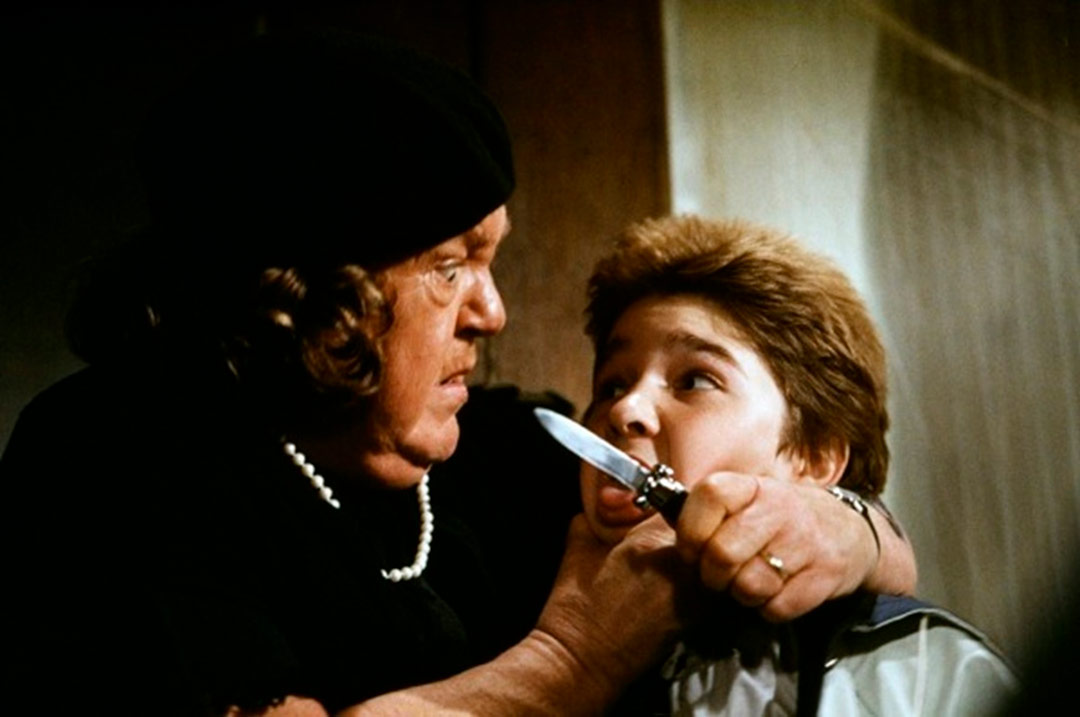 Corey Feldman, Anne Ramsey dans Les Goonies