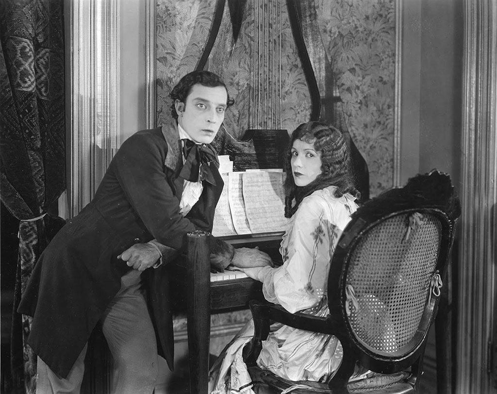 Buster Keaton; Natalie Talmadge dans Les Lois de l'hospitalité