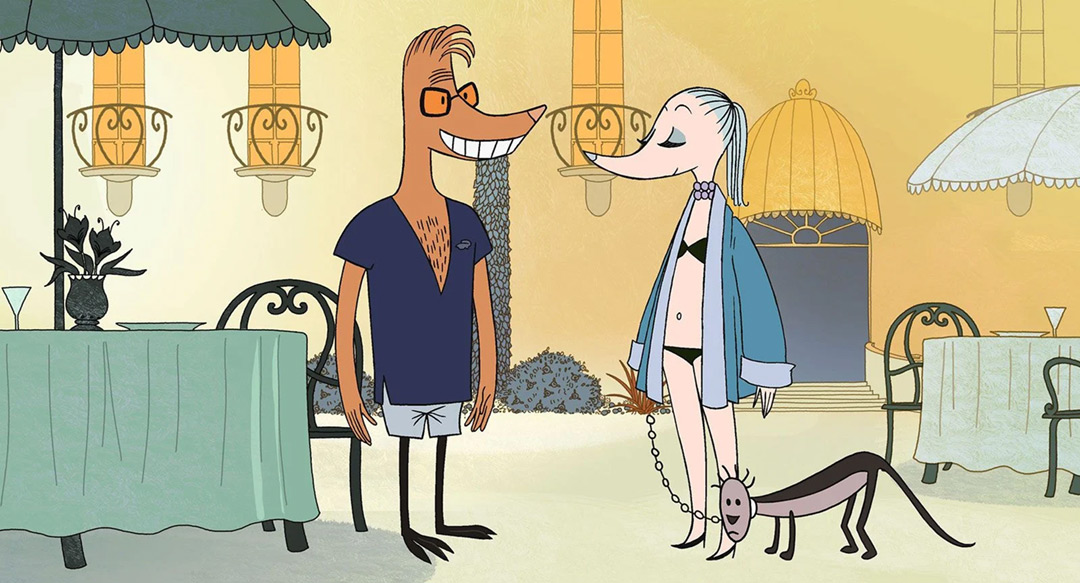 dans Les Moomins sur la riviera