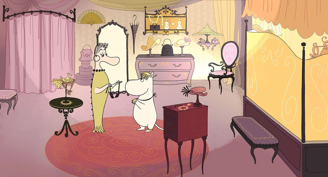 dans Les Moomins sur la riviera