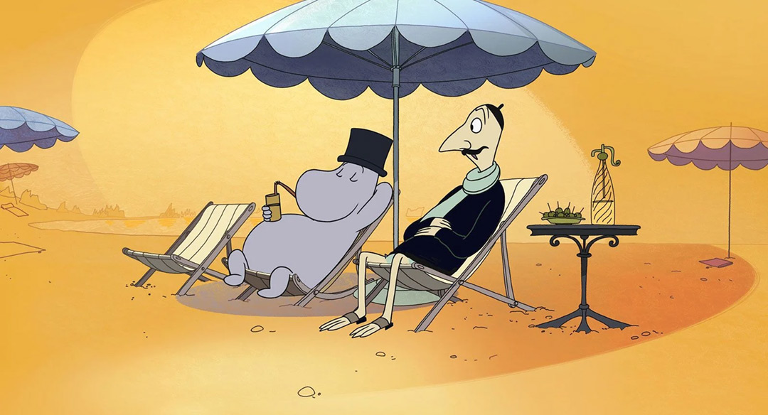dans Les Moomins sur la riviera