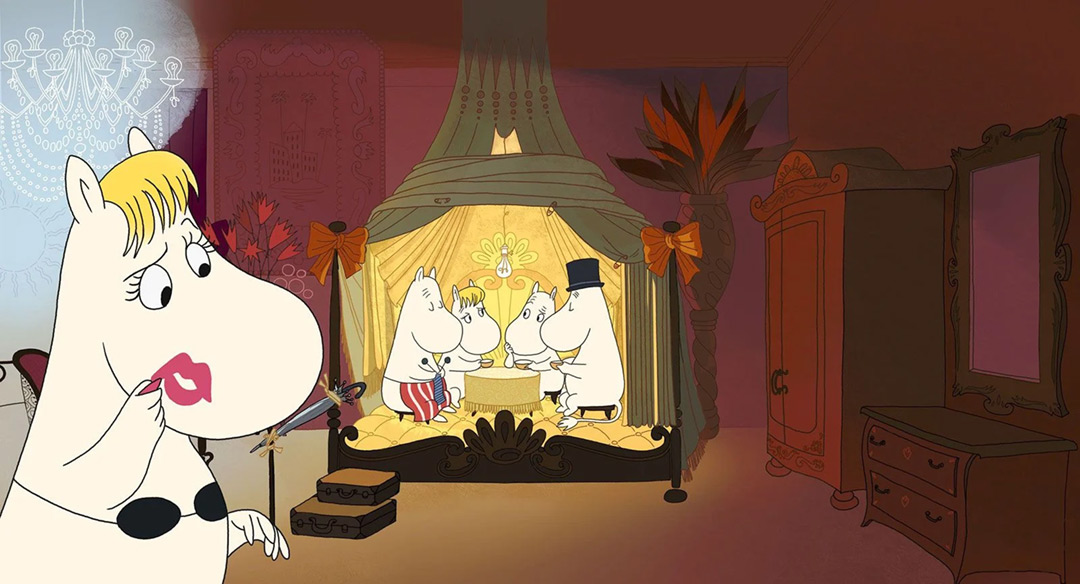 dans Les Moomins sur la riviera