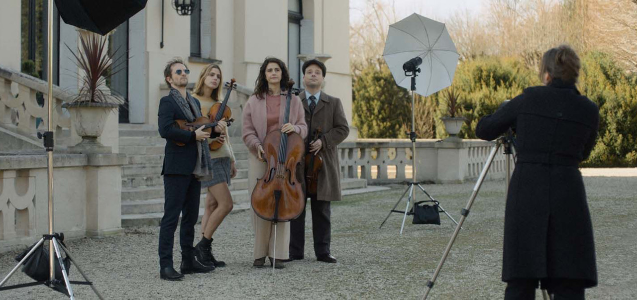 Mathieu Spinosi, Marie Vialle, Daniel Garlitsky, Emma Ravier dans Les Musiciens