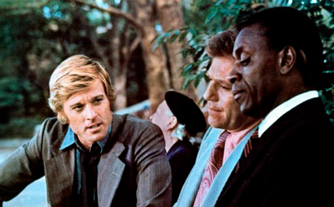 Robert Redford, George Segal, Moses Gunn dans Les quatre malfrats