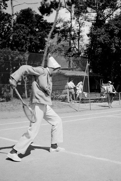 Jacques Tati dans Les Vacances de Monsieur Hulot