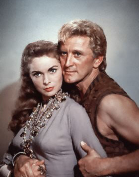 Janet Leigh, Kirk Douglas dans Les Vikings