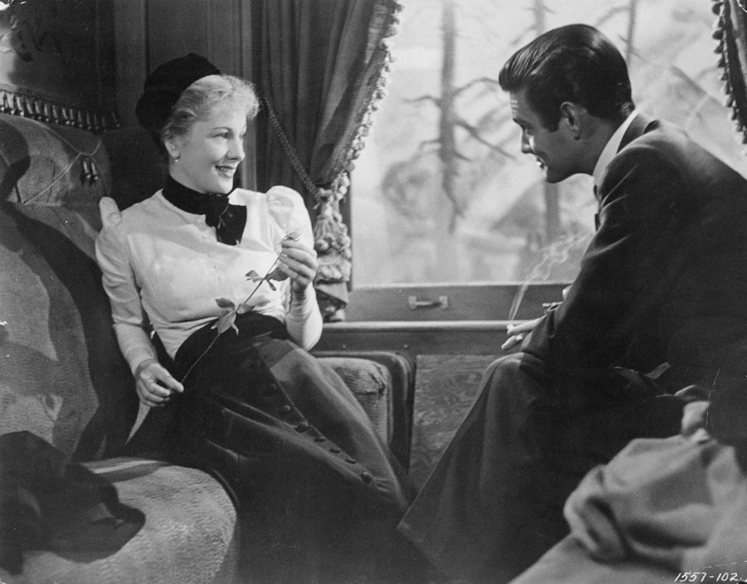 Joan Fontaine, Louis Jourdan dans Lettre d'une inconnue