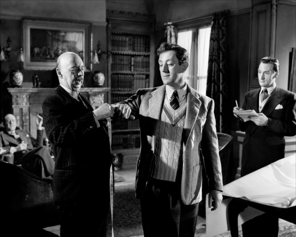 Alec Guinness dans L'Homme au complet blanc