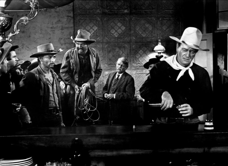 John Wayne, Lee Marvin dans le film L'Homme qui tua Liberty Valance