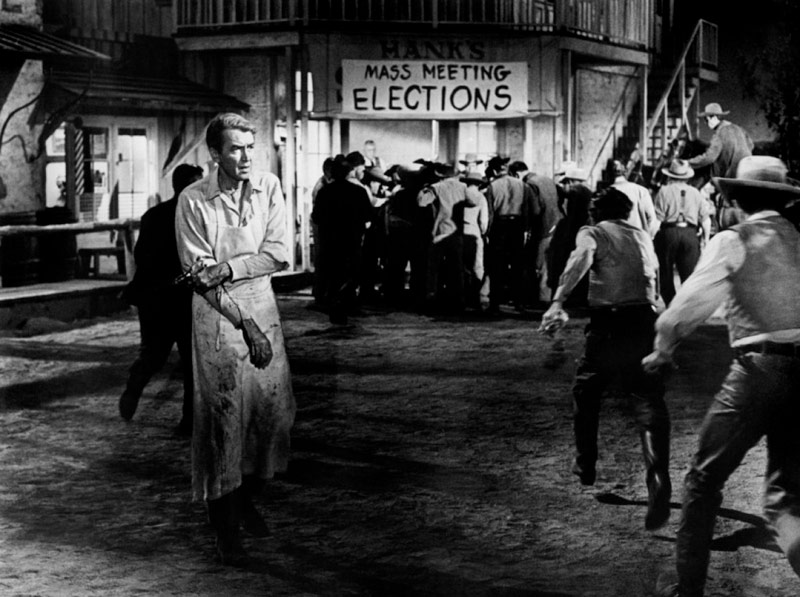James Stewart dans le film L'Homme qui tua Liberty Valance