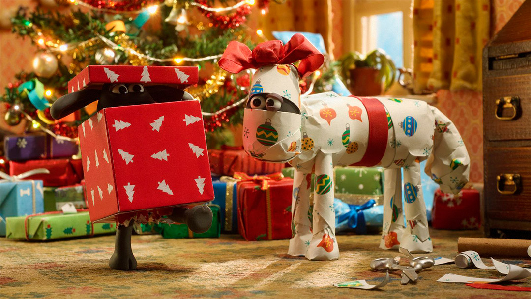 dans L'Incroyable Noël de Shaun le mouton
