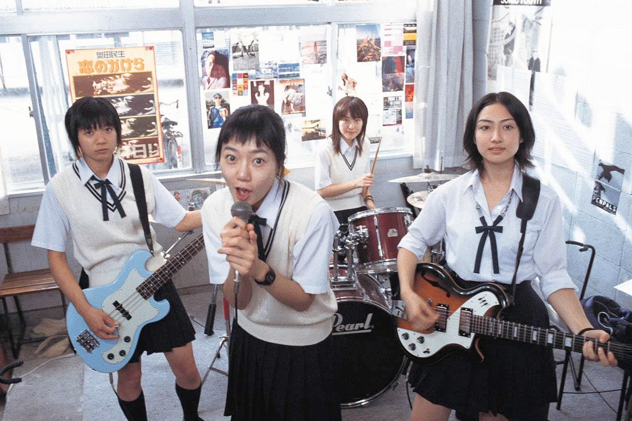 Bae Doona, Aki Maeda, Yû Kashii, Shiori Sekine dans Linda Linda Linda
