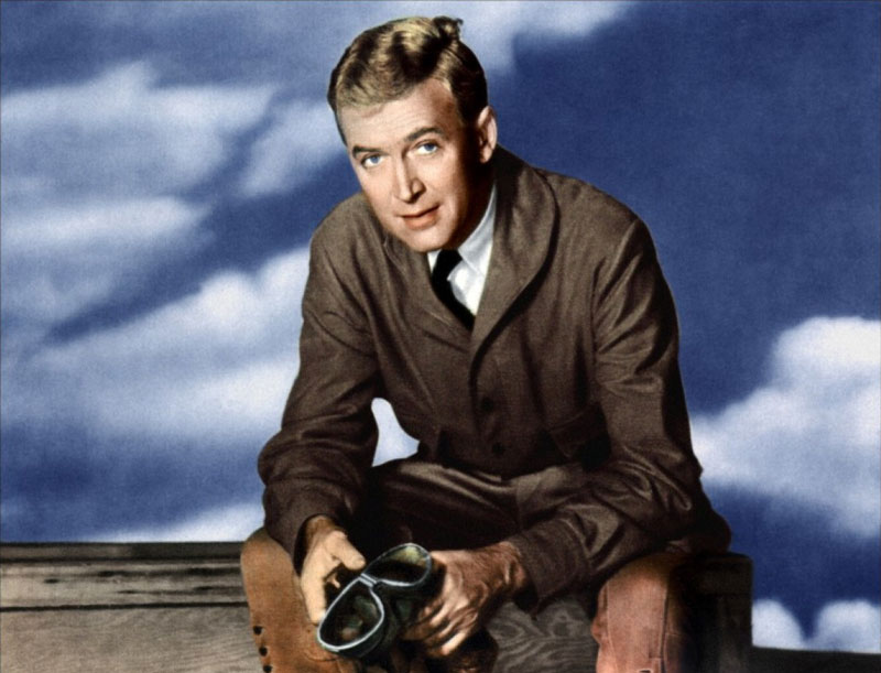 James Stewart dans L'Odyssée de Charles Lindbergh