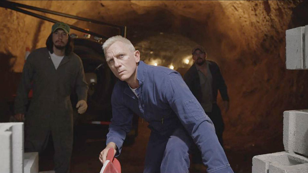 Channing Tatum, Adam Driver, Daniel Craig dans Logan Lucky