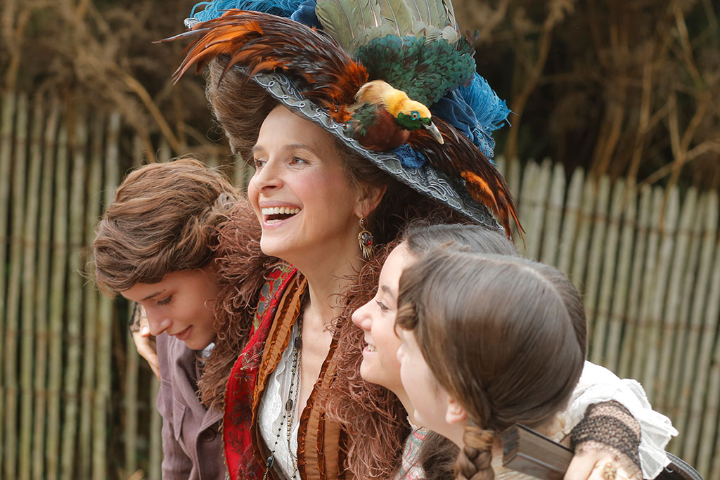 Juliette Binoche, Lauréna Thellier, Raph, Manon Royère dans Ma Loute