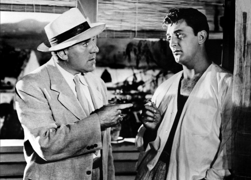 Robert Mitchum, William Bendix dans Le Paradis des mauvais garçons (Macao)