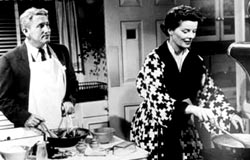 Katharine Hepburn, Spencer Tracy dans Madame porte la culotte