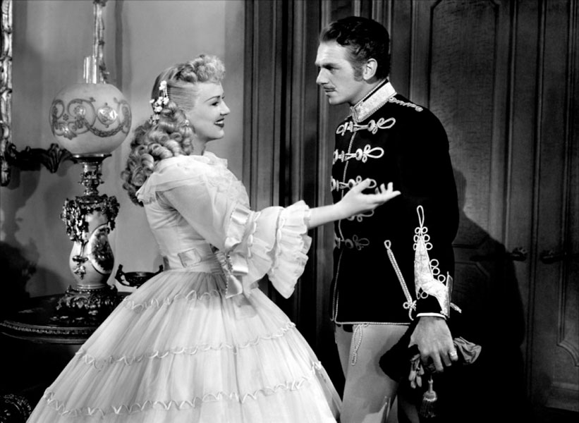 Douglas Fairbanks Jr., Betty Grable dans La Dame au manteau d’hermine