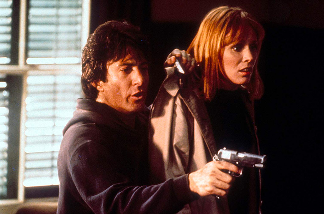 Dustin Hoffman, Marthe Keller dans Marathon man