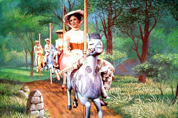 Dick Van Dyke, Julie Andrews dans  Mary Poppins