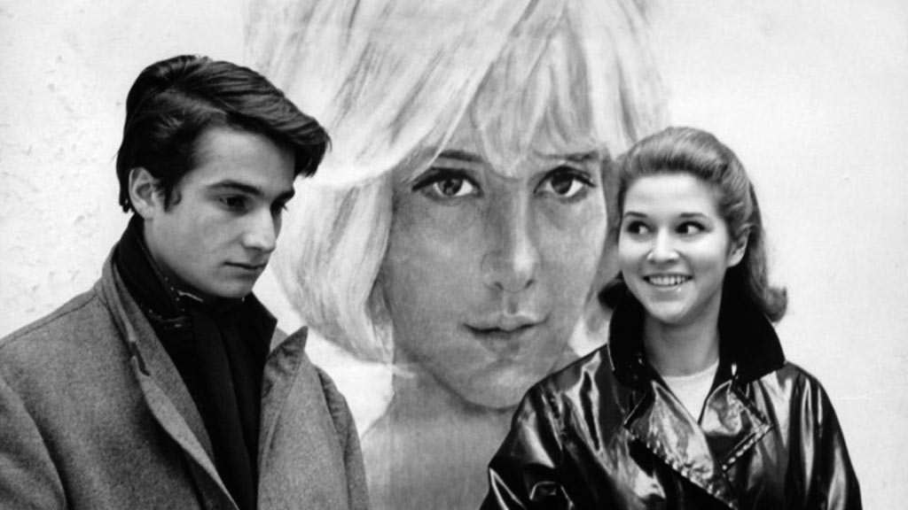 Jean-Pierre Léaud, Catherine-Isabelle Duport dans Masculin Féminin