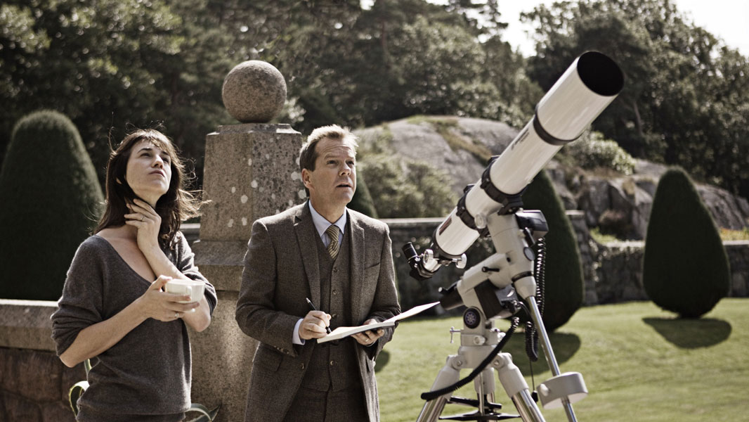 Charlotte Gainsbourg, Kiefer Sutherland dans Melancholia