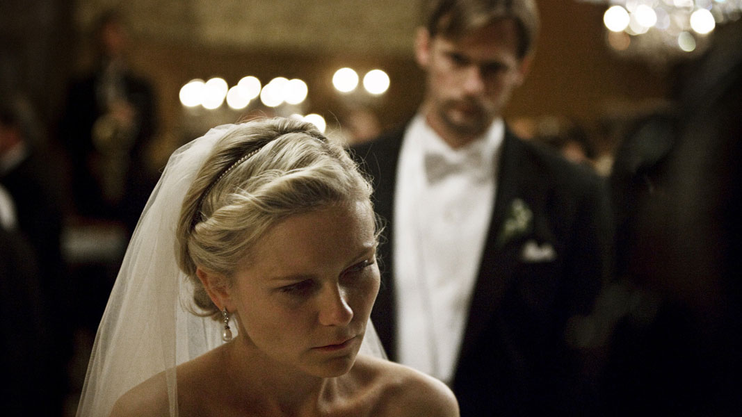 Kirsten Dunst dans Melancholia