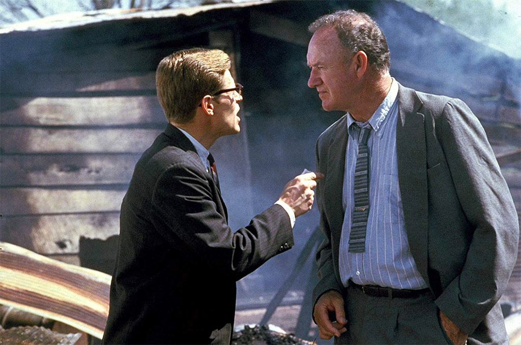 Gene Hackman, Willem Dafoe dans Mississippi Burning