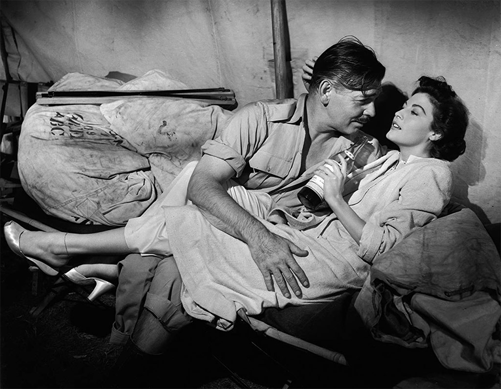Clark Gable, Ava Gardner dans Mogambo