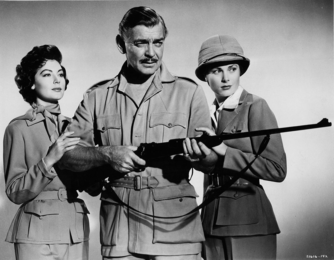 Ava Gardner, Clark Gable, Grace Kelly dans Mogambo