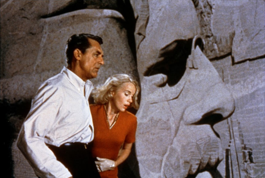 Cary Grant, Eva Marie Saint dans La Mort aux trousses