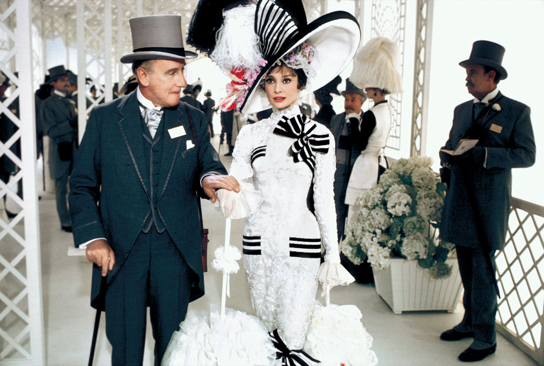 Audrey Hepburn, Wilfrid Hyde-White dans My Fair Lady