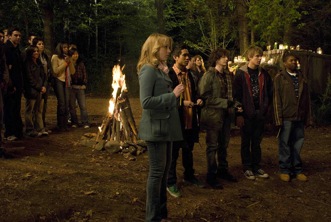 Denzel Whitaker, Jeremy Chu, Max Thieriot, John Magaro, Paulina Olszynski dans My Soul to Take