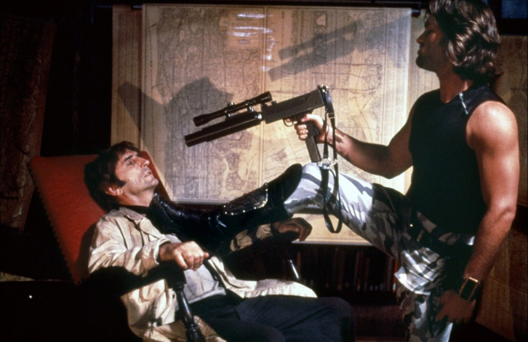 Kurt Russell, Harry Dean Stanton dans New York 1997