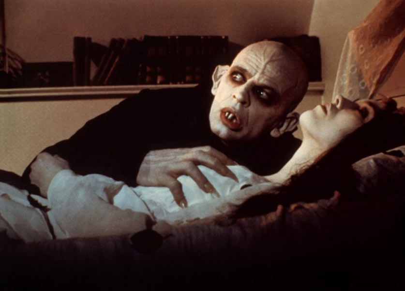 Klaus Kinski, Isabelle Adjani dans Nosferatu