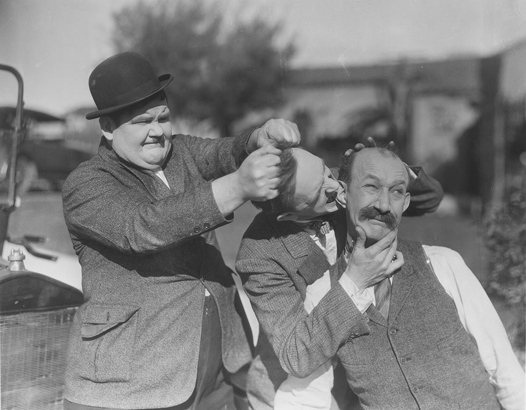 Laurel et Hardy dans Oeil pour oeil
