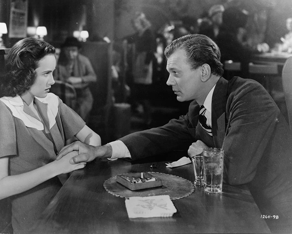 Teresa Wright, Joseph Cotten dans L'ombre d'un doute