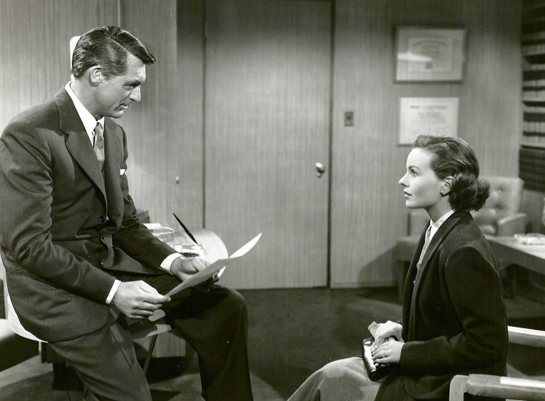 Cary Grant, Jeanne Crain dans On murmure dans la ville