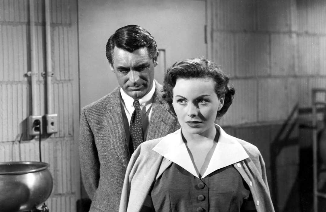 Cary Grant, Jeanne Crain dans On murmure dans la ville